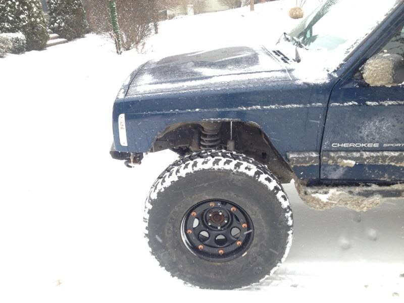 Show me your XJ front fender trimming NAXJA Forums North